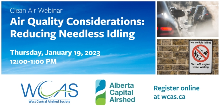 Clean Air Webinar — Air Quality Considerations: Reducing Needless Idling | Thursday, January 19, 2023 | 12:00 noon – 1:00 PM